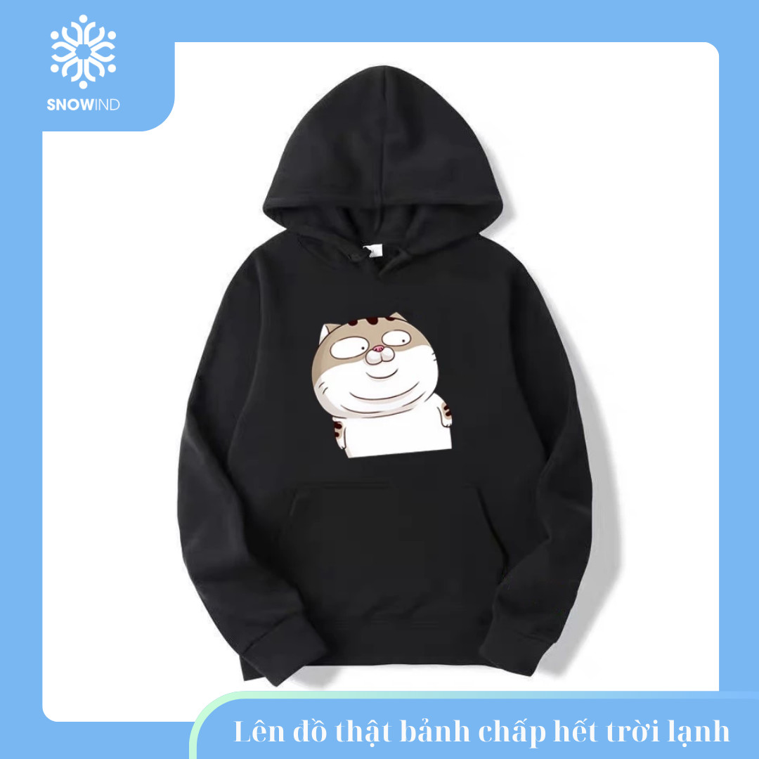 Áo Hoodie Mèo Bự Snowind