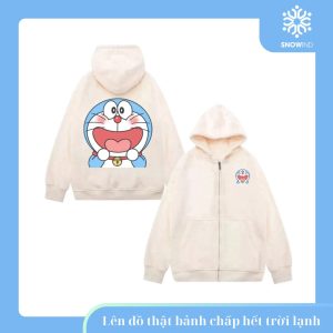 Áo Hoodie Doraemon Snowind Siêu Đáng Yêu