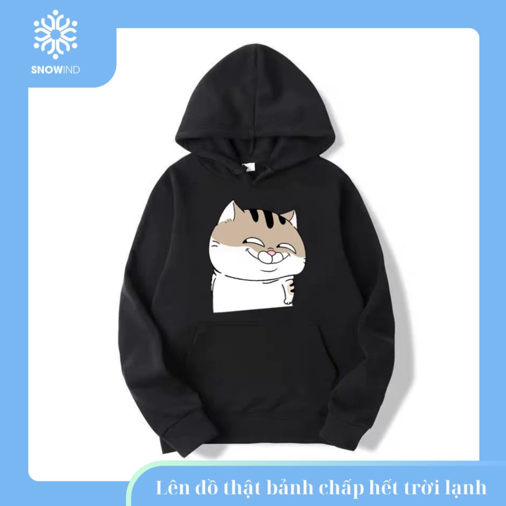 phối áo hoodie với quần ống rộng nữ
