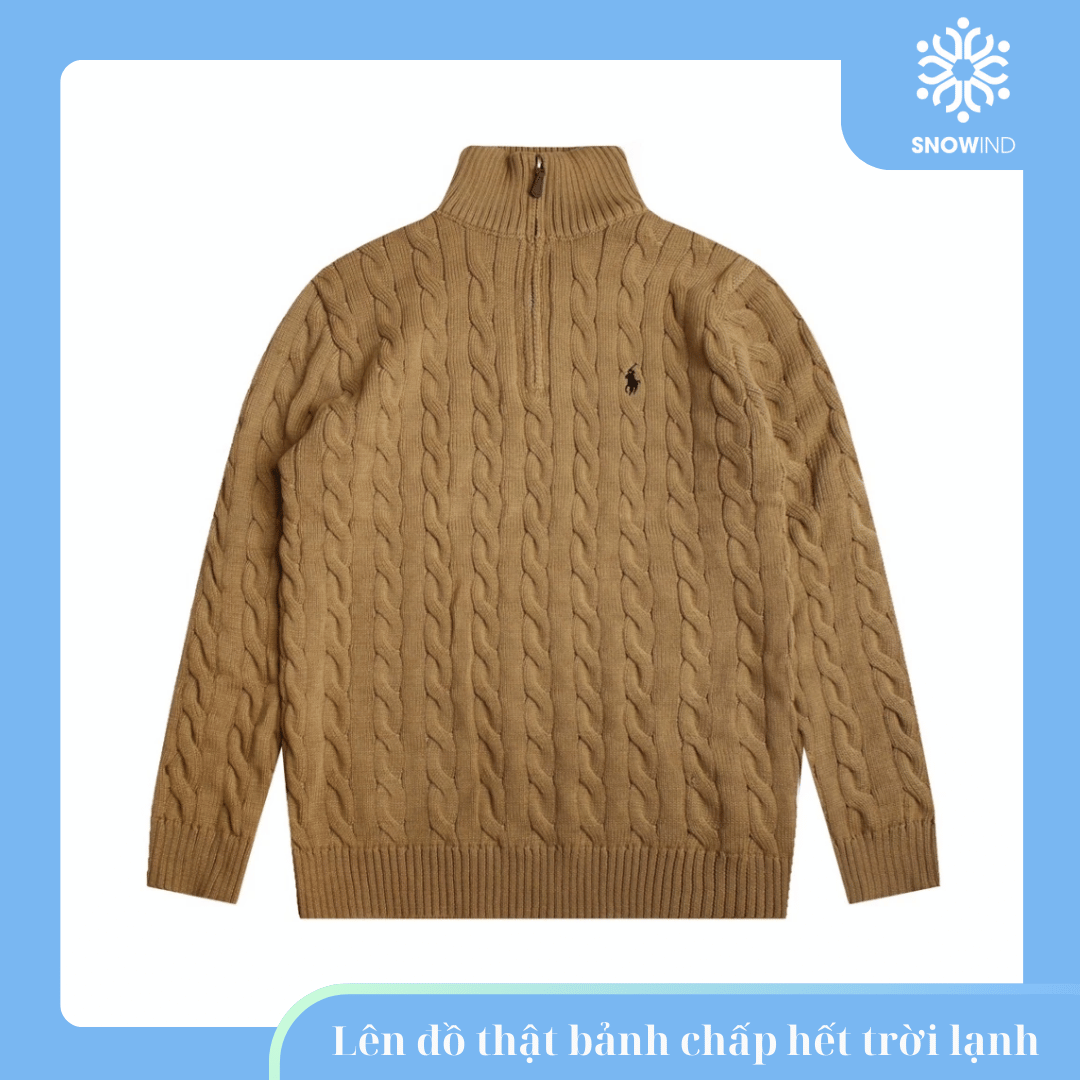áo len cổ lọ