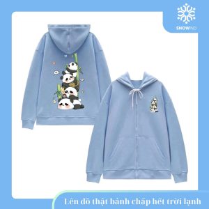 Áo Hoodie Gấu Trúc Và Cây Tre Snowind