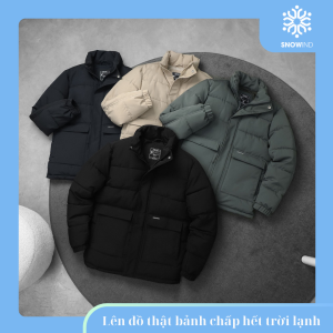 Áo Phao Boxy Unisex Trẻ Trung SNOWIND