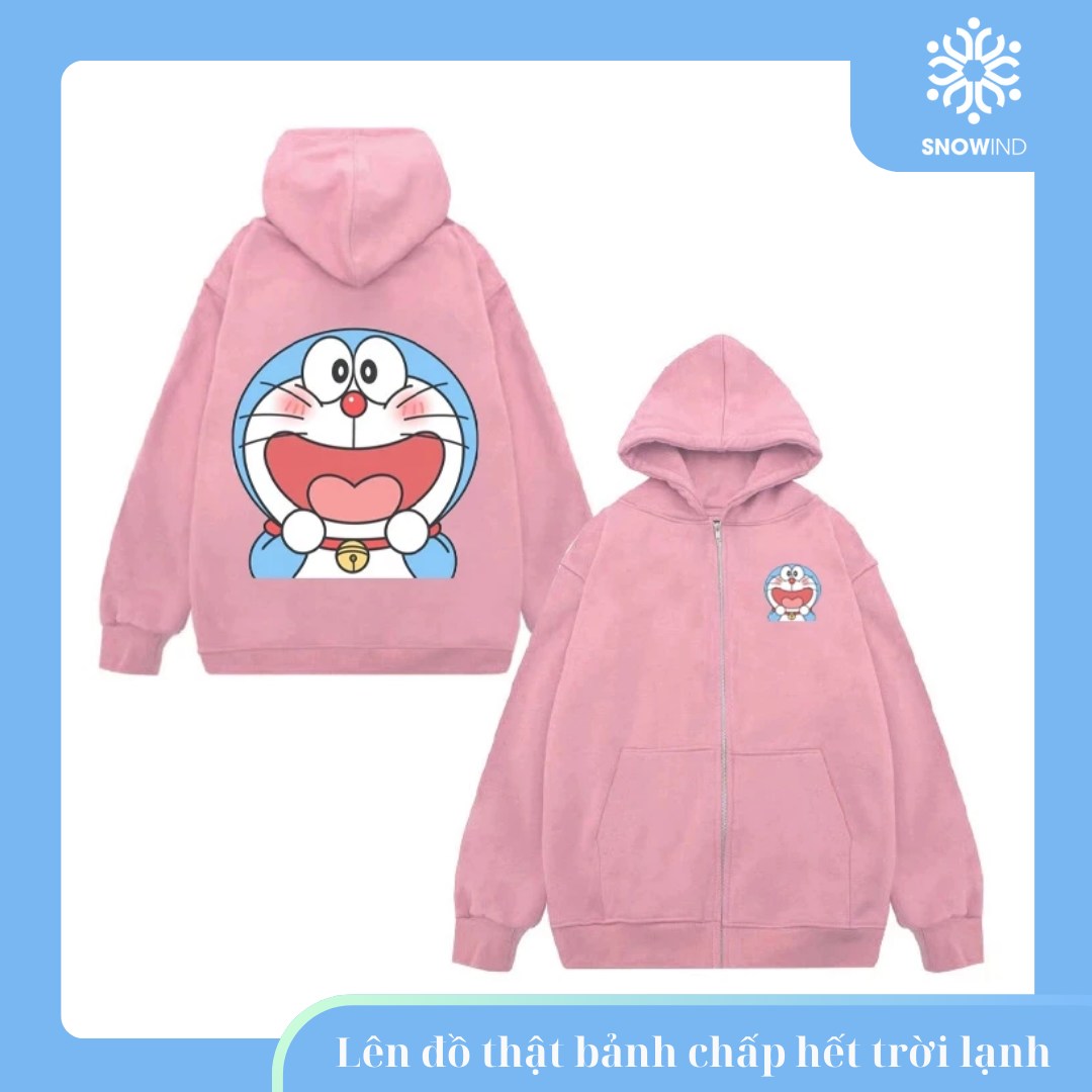 Áo Hoodie Doraemon Snowind Siêu Đáng Yêu