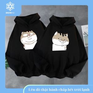Áo Hoodie Mèo Bự Snowind
